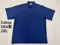 2XL Caltop 半袖シャツ ワークシャツ BIGサイズ アメカジ USA製のサムネイル