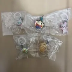 おじゃる丸　めじるしアクセサリー　ガチャ　全5種　コンプリート