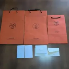 HERMES ショップ袋 大・中・ レシート入れ ⭐️訳有一部おまけ有付き⭐️