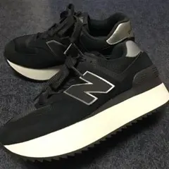 New balance ニューバランス WL574Z厚底スニーカー 23cm