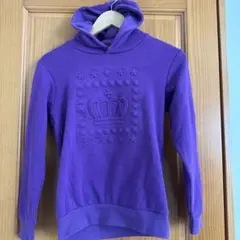 BABY DOLL 紫色 パーカー 150 裏起毛