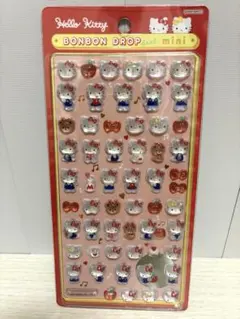 【国内正規品】　ボンボンドロップシール　サンリオ　mini ハローキティ　赤