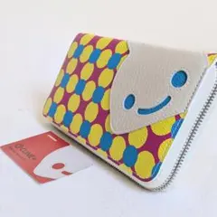 【ほぼ未使用】CUNE 長財布　 ドット ロングウォレット　うさぎ柄　カラフルのサムネイル