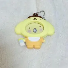 サンリオ フォトバッジ付きマスコット ポムポムプリン