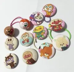アンパンマンなど ヘアゴムセット