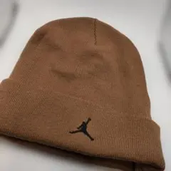 ◆3872 マイケル・ジョーダン　ジャンプマン　ニット　キャップ　ブラウン