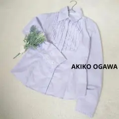 2026年最新】AKIKO OGAWA カラー：パープル系 レディース 長袖 シャツ 
