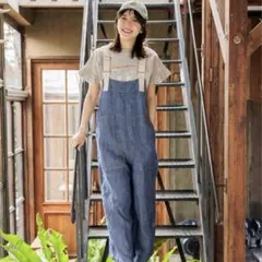 niko and… ニコアンド てぃら プロデュース チノワークサロペット 完売 