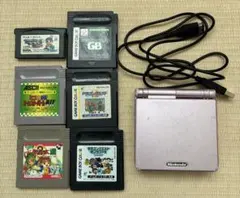ゲームボーイアドバンスSP 【バッテリー交換済み】ソフト付