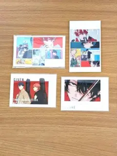 GIVEN 箔押しステッカー2枚セット おまけパシャコレ2枚
