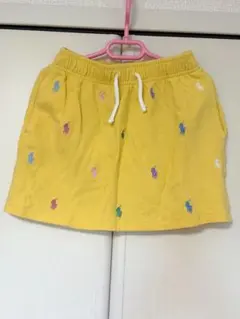 Polo Ralph Lauren ポニーキッズ総柄スカート黄色130cmのサムネイル