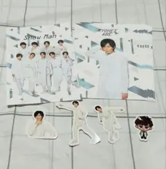 ステッカー　メモ帳　阿部亮平　ポートレート　ラボSnowMan