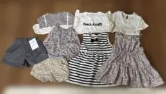夏服 ベビー服 女の子 まとめ売り8点 90サイズ 新品あり
