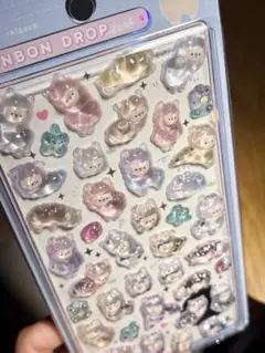 正規品　ボンボンドロップシール　アルパカ　かわいい動物　羊