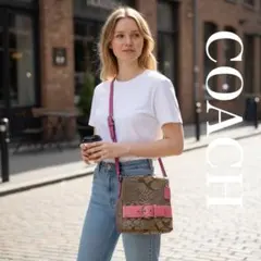 希少✨ COACH コーチ ソーホー ショルダーバッグ パッチワーク キャンバス