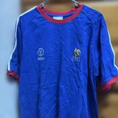 FIFAワールドカップ フランス大会 ブラジル 記念Tシャツ メッシュ 白