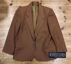 テーラード 古着 90s LAND’S END ランズエンド USA製 ベージュのサムネイル