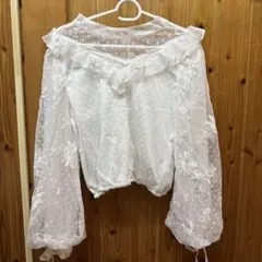 miia 長袖 ブラウス レース