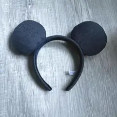 ディズニー ミッキーデニムカチューシャ 美品
