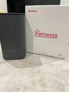 docomo home5g HR02 モバイルルーター グレー