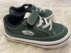 VANS 緑色 スニーカー OFF THE WALL 16センチ