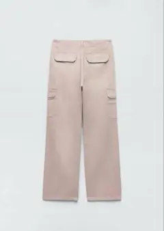 ZARA　カーゴパンツ　ピンク　春服