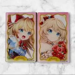 黒猫のウィズ　RED　東京タワー　コラボ　アクリルカード　アリエッタ　2点セット