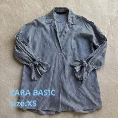 ZARA BASIC ストライプシャツ