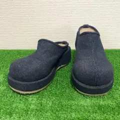 Questionmark ナイロン　デニム　スリッポン