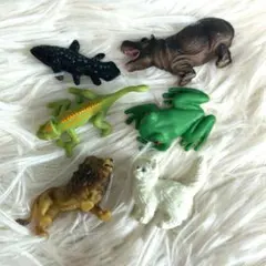 アニマル　動物　ミニチュア　フィギュア　まとめ売り　6体セット