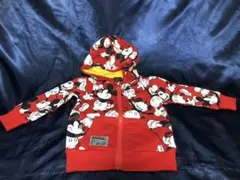 ミッキーマウス柄 パーカー