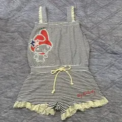 サンリオマイメロ部屋着オールインワン つなぎ ミニ丈 リゾートのサムネイル