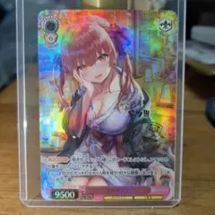 ホロライブ　宝鐘マリン　トレーディングカード風サイン付きカード