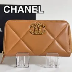 CHANEL シャネル19 マトラッセ コインケース 財布 鑑定書付 超美品
