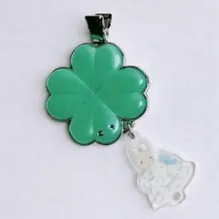 サンリオ シークレットヘアクリップ フォレストレース クローバー マロンクリーム