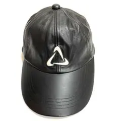 RICKSONCRACIE 90s Vintage ブラックレザーキャップ