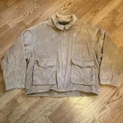 90s エディーバウアー コーデュロイジャケット チンスト 中綿 Lサイズ