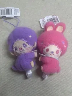 モンチッチ×マイメロディ・クロミ　おすわりぎゅっとマスコット　サンリオ