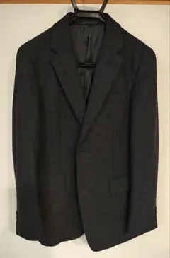 美品　ユニクロ　ウールブレンドジャケット　ネイビー　Sサイズ