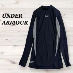 アンダーアーマー　コンプレッションシャツ　トレーニング　長袖　ハイネックTシャツ