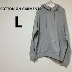 COTTON ON GARMENTS【L】グレー フーディ