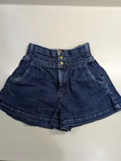 【スナイデルガール】ハイウエストデニムショートパンツ120size