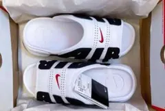 【黒タグ付き】ナイキ エア モア アップテンポ スライド