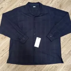 A.PRESSE Silk Nep Loop Collar Shirt チェック - メルカリ