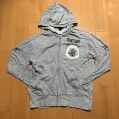 Gap kids グレー ジップアップパーカー 150cm