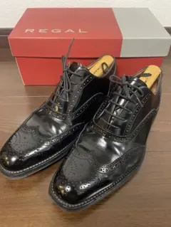 REGAL 【リーガル】黒皮ウィングチップ美品✨