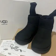 【最終値下げ‼️】UGG sacai ニット クラシックショートII ブラック