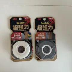 3M Scotch 超強力両面テープ 粗面用 2個セット