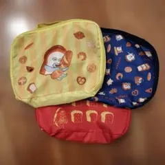 【パンどろぼう】マルチポーチ3点セット＊単品売りはコメントください。