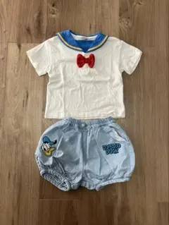 バースデイ　futafuta ドナルド 上下セット 90